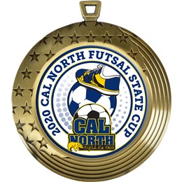 Custom Medal Insert Holder with Club, Tournament, or Team Logo